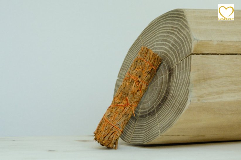 Šalvěj Modrá + Palo Santo (Kalifornie), vykuřovací svazek Mini - 10 cm