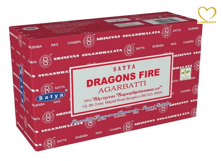 Dragon's Fire (Dračí Dech) - Vonné tyčinky Satya (Indie) - balení 15 g