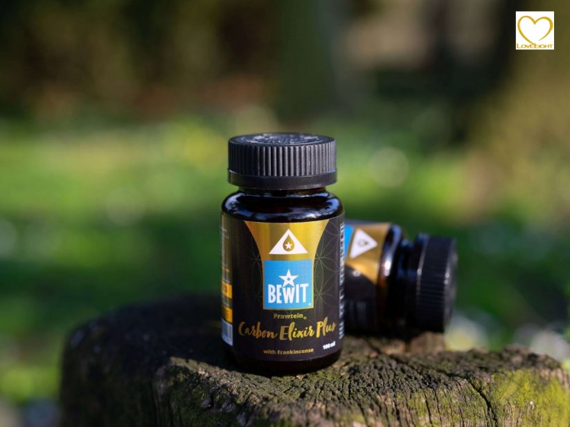 BEWIT PRAWTEIN CARBON ELIXIR PLUS s kadidlovým esenciálním olejem (dříve C60 with Frankincense) + POUKAZ 300 Kč