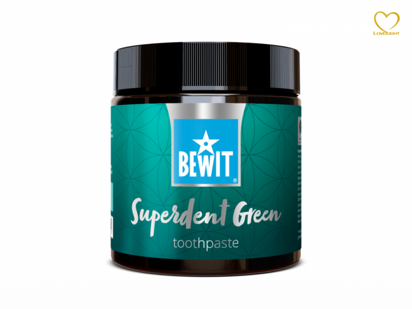 BEWIT Superdent Green - 100 ml - Pečující zubní pasta se Spirulinou - balení: 10 ks (10x100 ml)