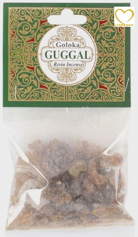 Guggal (Guggul) - Pryskyřice pro vykuřování - balené - Goloka 30 g