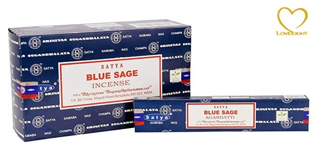 Blue Sage (Modrá Šalvěj) - Vonné tyčinky Satya (Indie) - balení 15 g