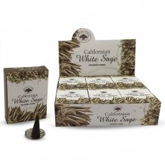 Californian White Sage (Kalifornská Bílá Šalvěj) - Vonné kužílky GreenTree (Holandsko/Indie) - 10 ks