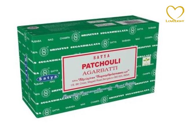 Pure Patchouli - Vonné tyčinky Satya (Indie) - balení 15 g
