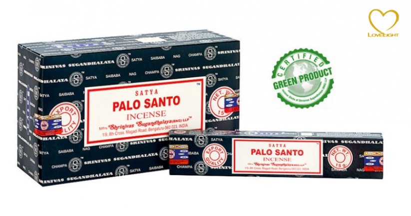 Palo Santo - Vonné tyčinky Satya (Indie) - balení 15 g