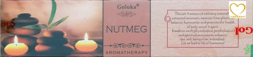 Aromatherapy - sada 6 druhů - Vonné tyčinky Goloka (Indie) - balení 15 g