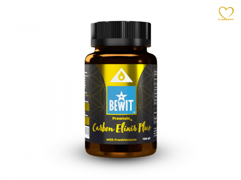 BEWIT PRAWTEIN CARBON ELIXIR PLUS s kadidlovým esenciálním olejem (dříve C60 with Frankincense) + POUKAZ 300 Kč