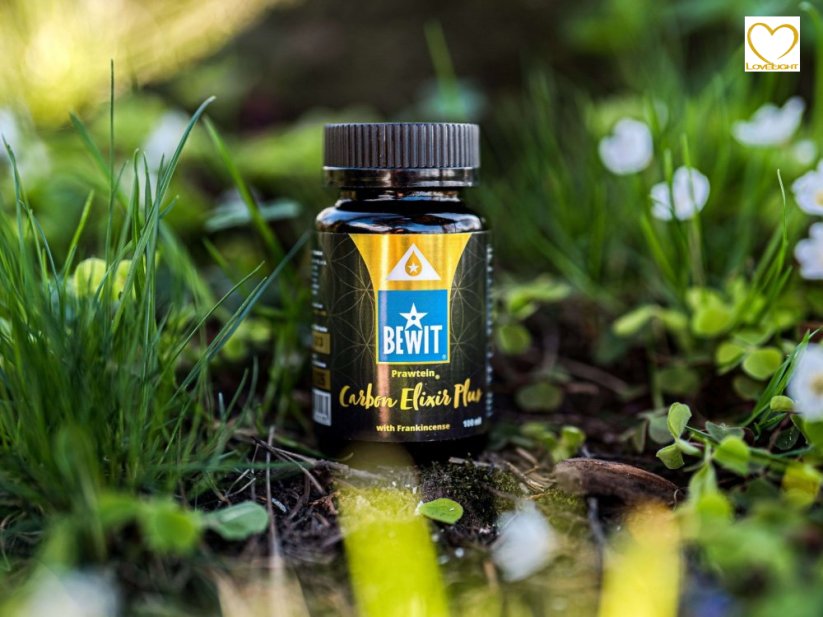 BEWIT PRAWTEIN CARBON ELIXIR PLUS s kadidlovým esenciálním olejem (dříve C60 with Frankincense) + POUKAZ 300 Kč