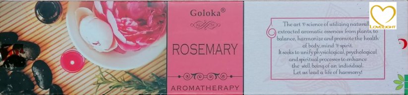Aromatherapy - sada 6 druhů - Vonné tyčinky Goloka (Indie) - balení 15 g