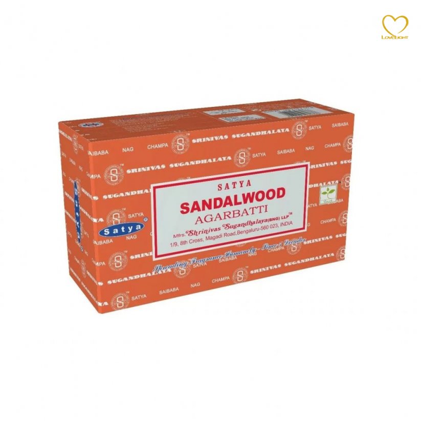 Sacred Sandalwood - Vonné tyčinky Satya (Indie) - balení 15 g