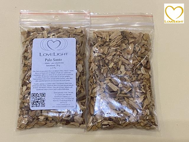 Dřevo Palo Santo (Peru) - ŠTĚPKY - 20 g