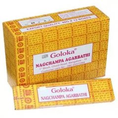 Nag Champa 40 g - Vonné tyčinky Goloka (Indie) - balení 40 g