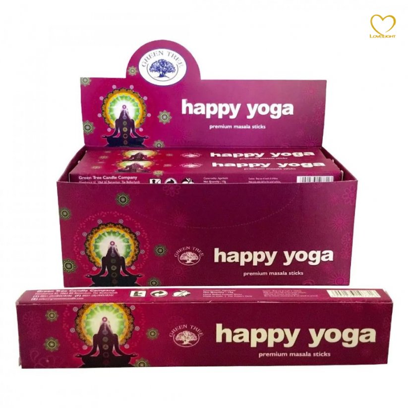 Happy Yoga - Vonné tyčinky GreenTree - Holandsko/Indie - balení 15 g