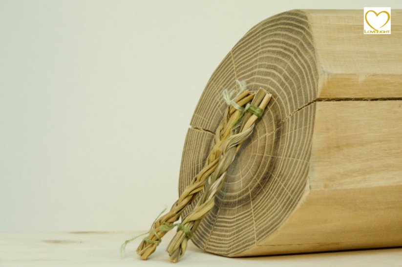 SweetGrass - Sladká tráva (Kalifornie) - vykuřovací svazek Mini - 10 cm, zvýhodněná sada 2 ks