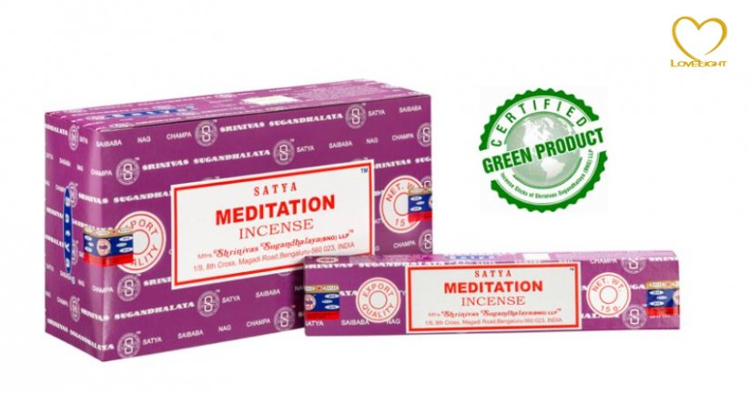 Meditation - Vonné tyčinky Satya (Indie) - balení 15 g