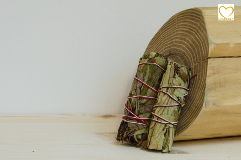 Yerba Santa (Kalifornie), vykuřovací svazek Mini - 10 cm, zvýhodněná sada 2 kusů
