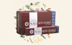 Seven Chakra (Siete Chakra - 7 Čaker) - Vonné tyčinky Vijayshree Golden (Indie) - balení 15 g