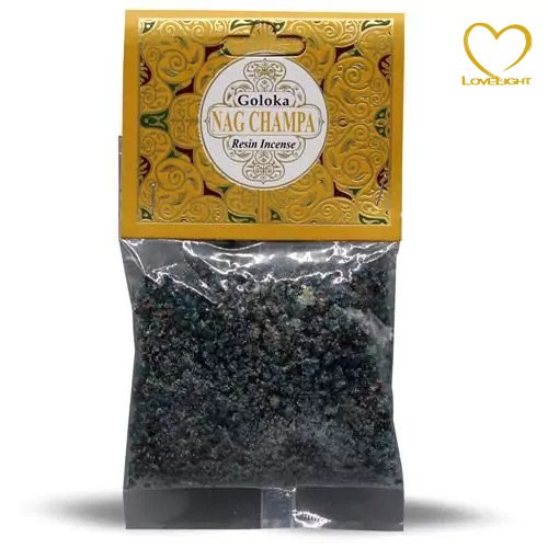 Nag Champa - Pryskyřice pro vykuřování - balené - Goloka 30 g