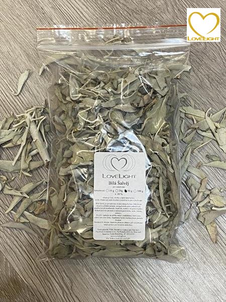 Šalvěj Bílá (Kalifornie), LISTY 50 g