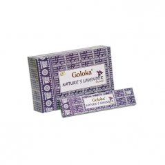 Nature's Lavender - Vonné tyčinky Goloka (Indie) - balení 15 g