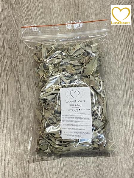 Šalvěj Bílá (Kalifornie), LISTY 50 g