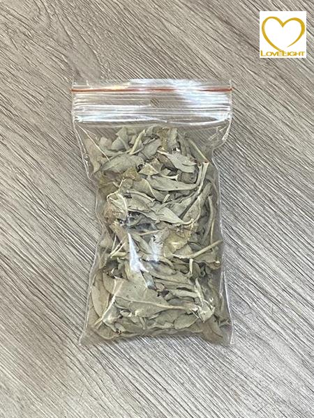 Šalvěj Bílá (Kalifornie), LISTY 10 g