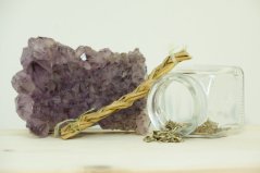 SweetGrass - Sladká tráva (Kalifornie) - vykuřovací svazek Mini - 10 cm, zvýhodněná sada 2 ks